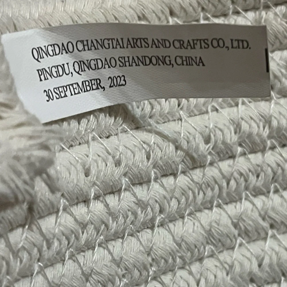 10” Bunny Rope Basket - Picture 7 of 7